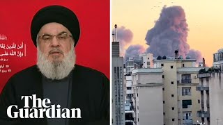 Hezbollah leader Hassan Nasrallah killed in Israeli airstrike [upl. by Grosmark773]