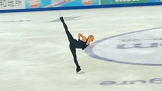 Loena Hendrickx Free program Open practice 25112021 Rostelecom Cup [upl. by Buller768]