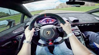 What Its Like To Drive A 1600WHP Twin Turbo Lamborghini Huracan Performante POV [upl. by Ahsaelat]