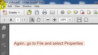 Setting the title and language in a PDF document in Adobe Acrobat Pro [upl. by Barthel]