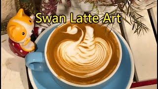 Swan Latte Art 28th Nov [upl. by Sanderson]