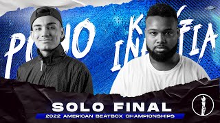 PONO vs KING INERTIA  Solo Battle Final  American Beatbox Championships 2022 [upl. by Ryter162]