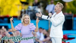 Ronan Keating og Agnete Saba  When You Say Nothing At All Allsang på Grensen 2022 [upl. by Hawley327]