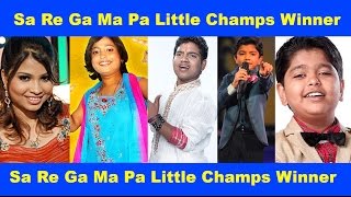 Sa Re Ga Ma Pa Little Champs Winner List [upl. by Lozano247]