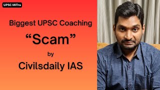 First Whistleblowing of UPSC Coaching Industry  illegal Conduct with IAS Aspirants Civilsdaily [upl. by Schuyler]