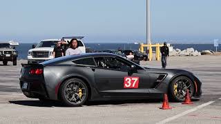 2017 Corvette Grand Sport C7 DRIFTING and RIPPIN up the autocross [upl. by Seana]