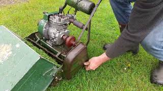 Classic 1960 Atco Lawnmower demonstration [upl. by Rennold89]