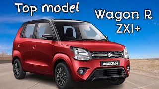 New wagon r zxi plus 2023 top model🔥maruti suzuki wagon r top model 2023  Red colour review [upl. by Aivartal899]