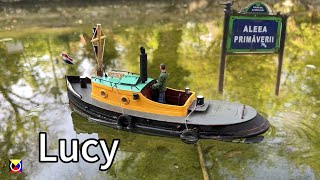 Rc tugboat opduwer Lucy scale 133 slow motion [upl. by Adnylg]