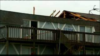 Roof Blown Off At Grandview Apt Complex [upl. by Rep]