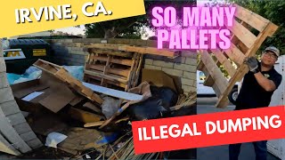 Ep 142 Illegal Dumping Cleanup in Irvine dumpsters [upl. by Gniliem454]