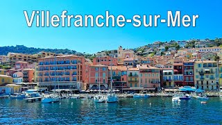 Walking in Villefranche sur Mer France  Seaside town with gorgeous colorful houses  4K Walks [upl. by Alaine605]