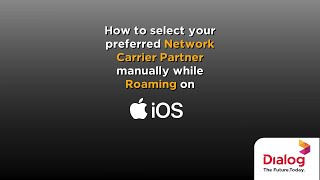 How to select your preferred Network Carrier Partner manually while Roaming on your iOS [upl. by Annaicul]