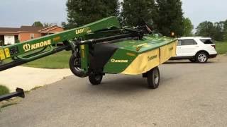 Krone ECTC 400 With Transport Unfolding Disc Mower [upl. by Baillie]