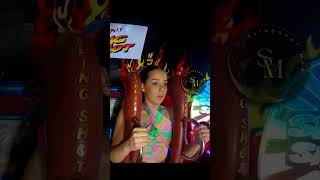 Slingshot ride funnygirl part 1 shorts funny [upl. by Aihsetel622]