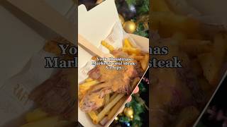 York Christmas Market’s viral steak amp chips shorts food york [upl. by Voltmer]