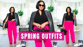 Styling 5 Dressy Casual Spring Outfits  What I Wore This Week [upl. by Enytnoel]