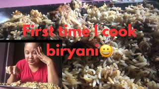 Eating biryani afnai style ma 😍😌 afoile banako hai cooking [upl. by Vivl]