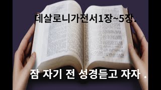 성경 듣기 데살로니가전서1장5장 [upl. by Aicileb26]