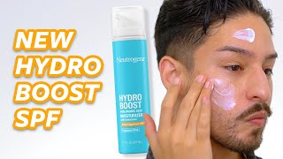 Reviewing the NEW Neutrogena Hydro Boost Moisturizer SPF 50 Sunscreen [upl. by Arbed383]