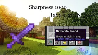 How To Get a SHARPNESS 1000 SWORD in Minecraft 1201 [upl. by Ariuqahs277]