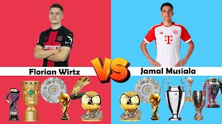 Vergleich Florian Wirtz VS Jamal Musiala  GegenStar [upl. by Otnicaj12]