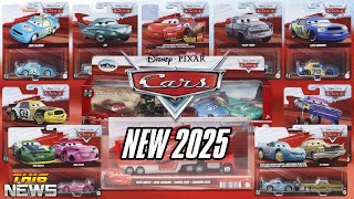 NEW 2025 Disney Pixar Cars Diecast Singles 2Packs 5Packs Haulers and Glow Racers  TH16News [upl. by Thorman]