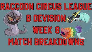 THE FINAL WEEK  Pokemon RCL Draft League S10 B Div Week 8 [upl. by Ferd695]