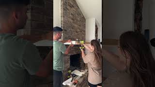 Living Room Makeover Part 3 diyhomerenovation diy livingroomupgrade [upl. by Danete]