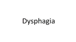 Approach to dysphagia by Prof Martin Brand  hepatobiliary surgeon [upl. by Sivle261]