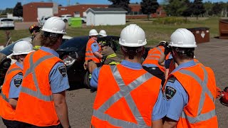 Behind the Scenes Mock Extrication with Primary Care Paramedics [upl. by Haseefan]