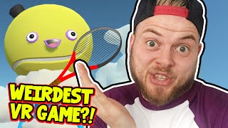 SquiddyPlays  WEIRDEST VR TENNIS GAME EVER  Selfie Tennis [upl. by Laro]