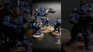 Phobos Army Ultramarines  Invictor Tactital Warsuit warhammer40000 paintingwarhammer [upl. by Sneed]