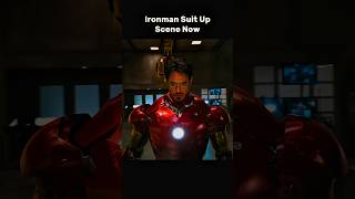 Ironman Suit Up Scene Then Vs Now shorts edit [upl. by Di]