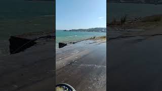 Big wind and wave 🌊🌊 today island 🏝️ sailboat boat boating yachting yachtvacation sailboating [upl. by Noivad]