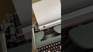 Typewriter ASMR  Olympia SM3 [upl. by Ahtekahs]