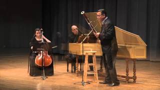 Jean Philippe Rameau quotLes Sauvagesquot and Tambourin for bassoon and basso continuo [upl. by Annayat]