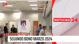 Segundo pago Bono Marzo 2024 ¿quiénes reciben monto por carga familiar  24 Horas TVN Chile [upl. by Nema171]