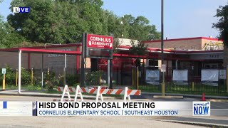 HISD bond proposal meeting set to happen tonight [upl. by Divadnhoj]