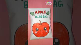 Apple blind bag unboxing 🍎 paperdiy blindbag squishy art unboxing asmrsounds shorts [upl. by Madelene233]