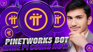 Pi Network Bot telegram  get high rewards now  join now [upl. by Ydnac874]