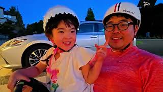 Lewisons Dad and Sis go for evening joy ride in gokart DJI Action 5 Pro [upl. by Irrabaj]