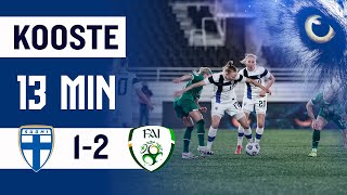 Full Highlights 13 min  Suomiâ€“Irlanti 1â€“2 I FIFA Womens World Cup 2023 karsinnat I 26102021 [upl. by Kavita]