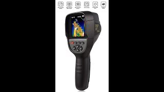 HTI 220 X 160 IR RESOLUTION Infrared Thermal Imager Handheld 35200 Pixels [upl. by Bouton]