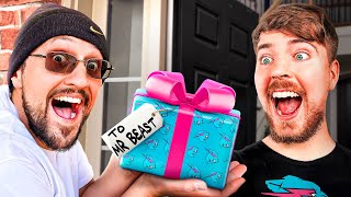 Surprising MR BEAST with quotSPECIALquot Gift FV Family [upl. by Akered987]