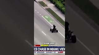 HighSpeed Motorcycle Chase Through Miami Streets Unpredictable and Thrilling Pursuit [upl. by Nadda584]