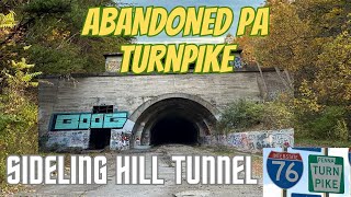 Abandoned PA Turnpike  Sideling Hill Tunnel Exploring and Stealth camp [upl. by Lhok]