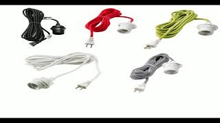 Ikea Hemma Ceiling Pendant Lamp Light Cord Set [upl. by Cas]