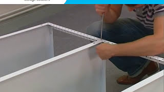 How to assemble Classic M metal shelving with screws by AR Shelving [upl. by Averat]