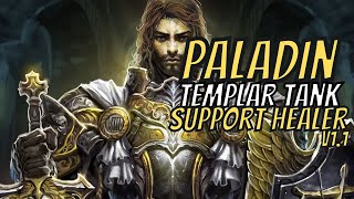 ESO Builds  quotPaladin v11quot  PvE Templar TankSupport Healer [upl. by Oneg]